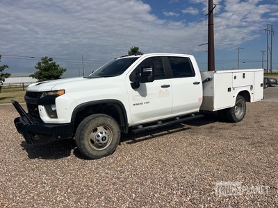2020 Chevrolet Silverado 3500HD 4x4 Crew Cab Service Truck