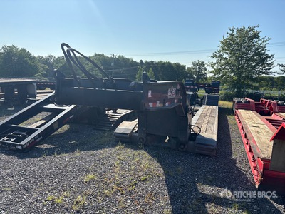 2017 Globe GTBN553-53-26-HGG Tri/A 40 ft - 45 ft Extendable Removable Gooseneck Lowboy Trailer