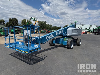 2014 Genie S-60X 4WD Diesel Telescopic Boom Lift