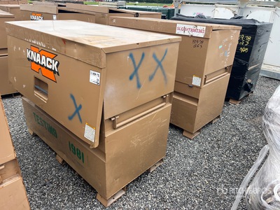 Quantity of (3) Knaack 89 Job Site Box