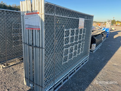 Quantity of (20) 2025 SUNTOP S0610 10 ft x 6 ft Chain Link Temporary Site Fence (Unused)