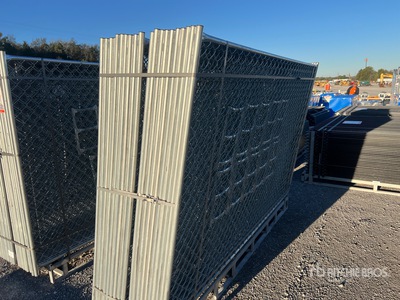 Quantity of (20) 2025 SUNTOP S0610 10 ft x 6 ft Chain Link Temporary Site Fence (Unused)