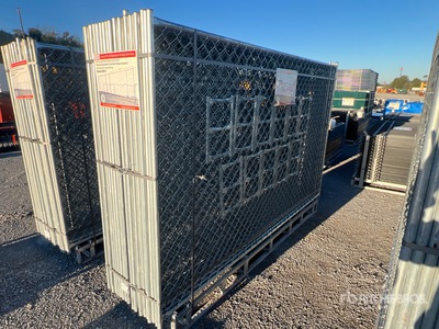 Quantity of (20) 2025 SUNTOP S0610 10 ft x 6 ft Chain Link Temporary Site Fence (Unused)
