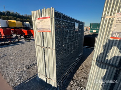 Quantity of (20) 2025 SUNTOP S0610 10 ft x 6 ft Chain Link Temporary Site Fence (Unused)