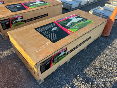 2025 SUNTOP S2040 20 ft x 40 ft Tettoia per Auto (Unused)