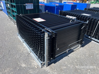 Quantity of (32) 2025 SUNTOP S0608-32 8 ft x 6 ft Powder Coated Wrought Iron Staccionata (Unused)