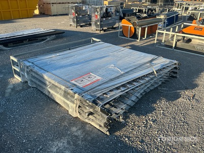 Quantity of (4) 2025 SUNTOP S0714-4 14 ft x 7 ft Wrought Iron Bi-Parting Cancello (Unused)