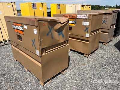 Quantity of (3) Knaack 89 Job Site Box