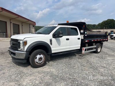 2018 Ford F-550 XL 4x4 Crew Cab Flatbed Dump Truck