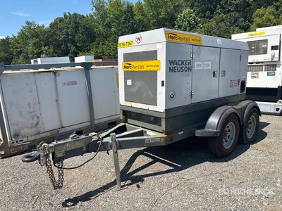 2016 Wacker Neuson G70 58 kW Mobile Generator Set