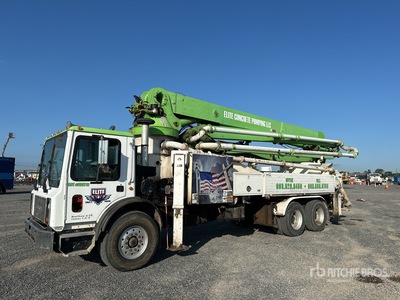 1997 Schwing BPL1200 HDR-23 on 1997 Mack MR688S 6x4 Concrete Pump Truck
