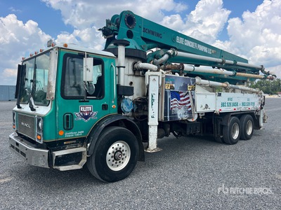 Schwing 125/80 X 2000 on 1996 Mack MR688S 6x4 Concrete Pump Truck