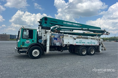 Schwing 125/80 X 2000 on 1996 Mack MR688S 6x4 Concrete Pump Truck