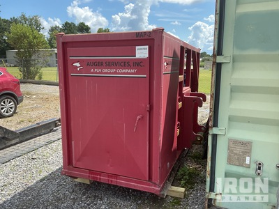 Welding/Air Compressor Skid Unit (Red/Blue) Divers - Fits Wheel Loader
