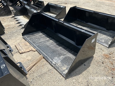 All-Star 78 in Snow Skid Steer Bucket