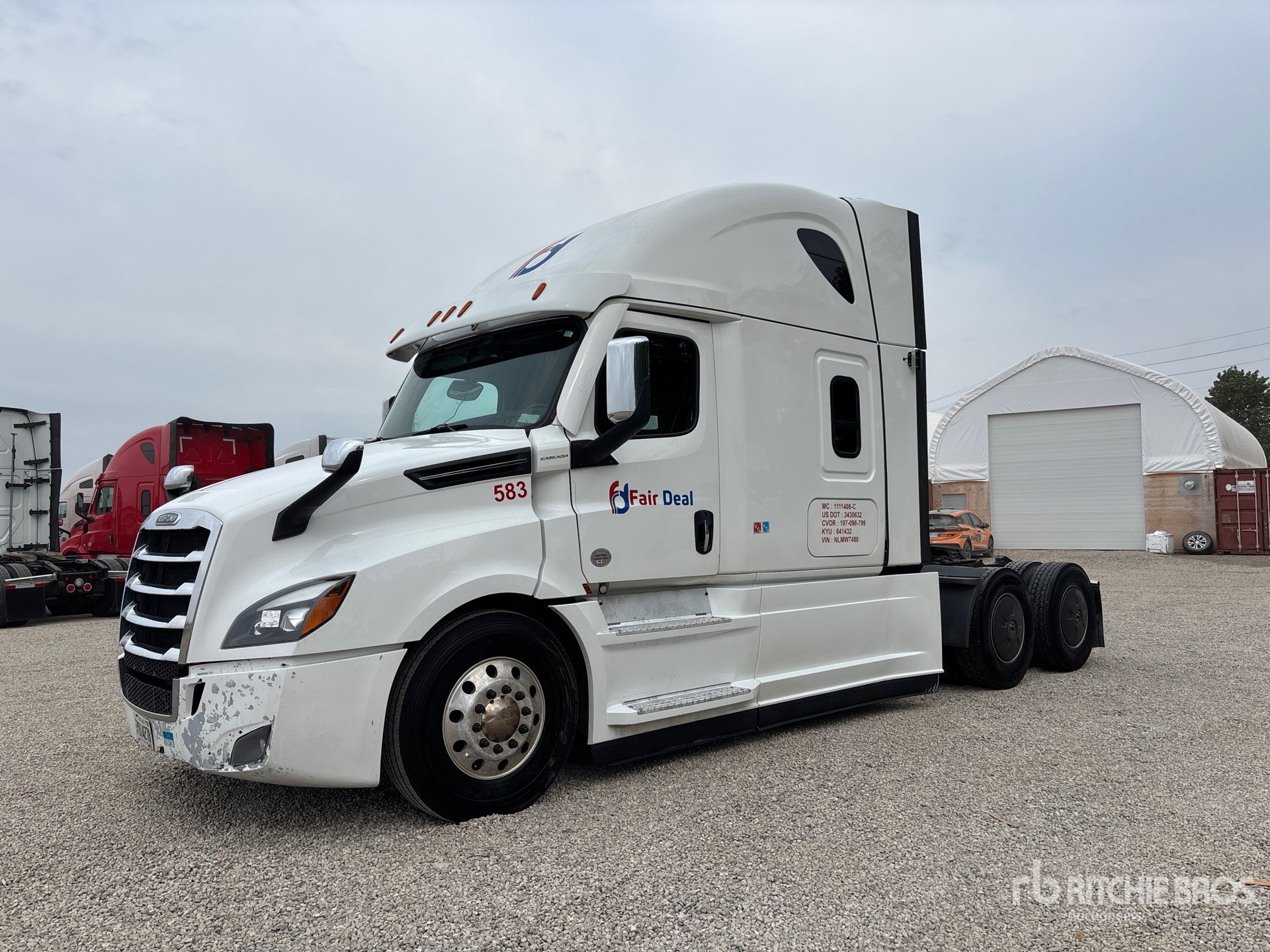 2022 Freightliner Cascadia 126 6x4 T/A Sleeper Truck Tractor