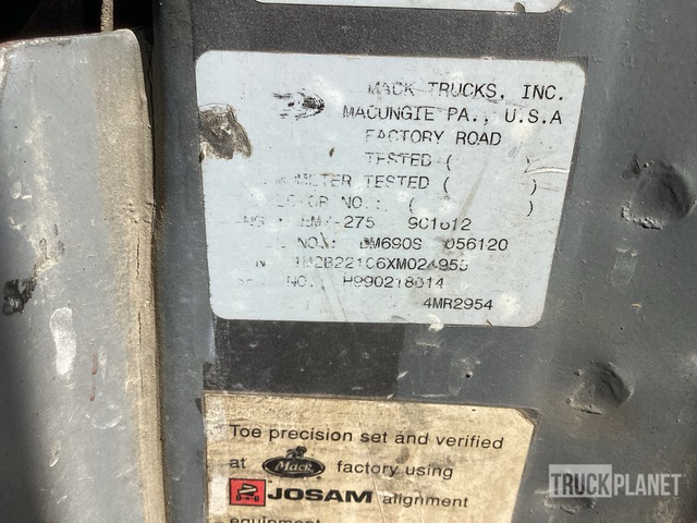 CAMIóN REVOLVEDOR 1999 MACK MCNEILUS 10.5 CYD