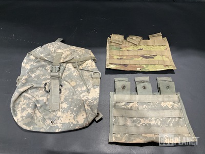 (49) Ammunition Magazine Pockets, (122) Sustainment Pouches & Assorted Items