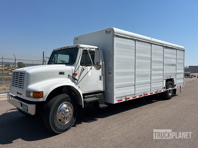 1998 International 4900 4x2 Mickey 40-04 Beverage Truck S/A Dump Truck
