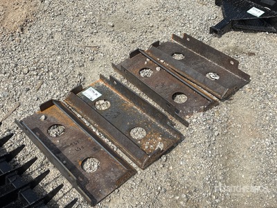 Quantity of (4) Mini Skid Steer Attachment Mounting Plate