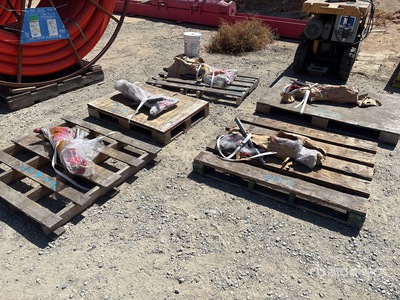 Quantity of (5) 90 lb Pneumatic Hammers