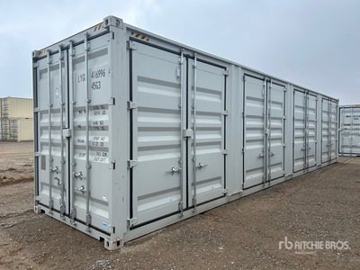 2025 40 ft High Cube Multi-Door Storage Container