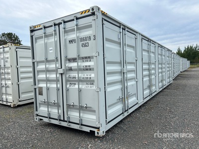 2025 40 ft High Cube Multi-Door Storage Container