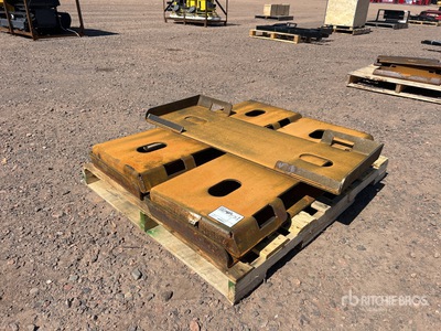 Quantity of (5) 2025 Future FT-S10 Skid Steer Attachment Mounting Plate (Unused)