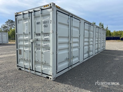 2025 40 ft High Cube Multi-Door Storage Container