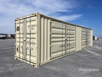 2025 40 ft High Cube Multi-Door Storage Container