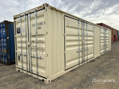 2025 40 ft High Cube Multi-Door Storage Container