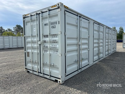 2025 40 ft High Cube Multi-Door Storage Container