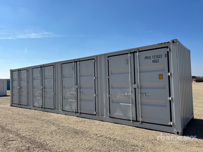2025 40 ft High Cube Multi-Door Storage Container