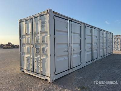 2025 40 ft High Cube Multi-Door Storage Container