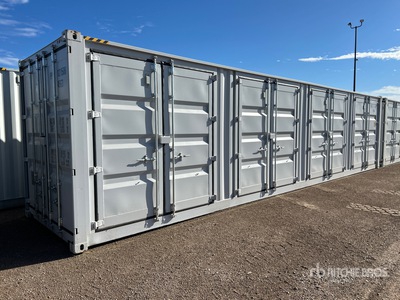 2025 40 ft High Cube Multi-Door Storage Container (Unused)