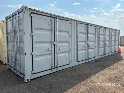 2025 40 ft High Cube Multi-Door Storage Container