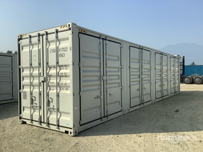 2025 40 ft High Cube Multi-Door Storage Container