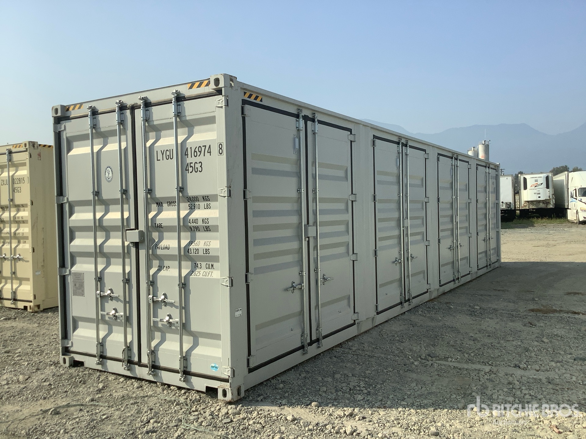 2025 40 ft High Cube Multi-Door Storage Container