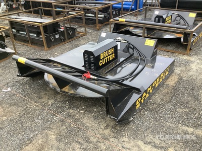 2025 Mower King SSRC 72 in スキッドステア ブラシ カッター - Fits skid (Unused)