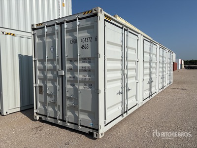 2025 40 ft High Cube Multi-Door Storage Container
