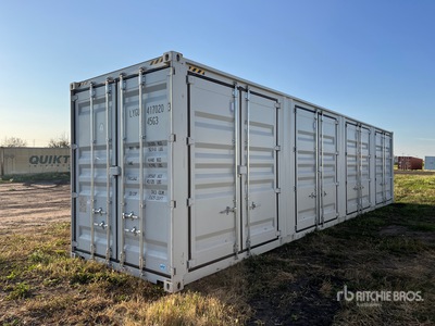 2025 40 ft High Cube Multi-Door Storage Container