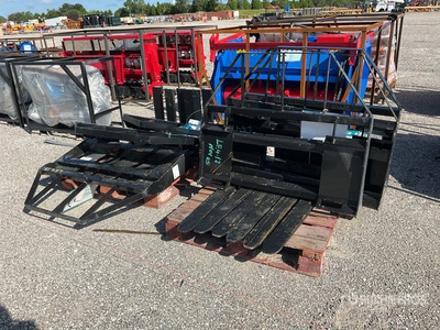 Quantity of (6) 2025 Mower King SA 45 in Skid Steer Forks (Unused)