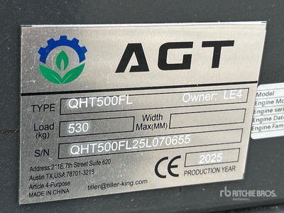 2025 AGT QHT500FL Stand-On Self-Loading Stand-On Self-Loading Crawler Dumper (Unused)