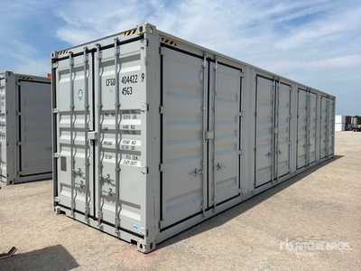 2025 40 ft High Cube Multi-Door Storage Container
