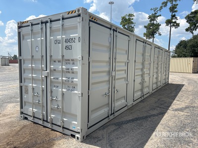 2025 40 ft High Cube Multi-Door Storage Container