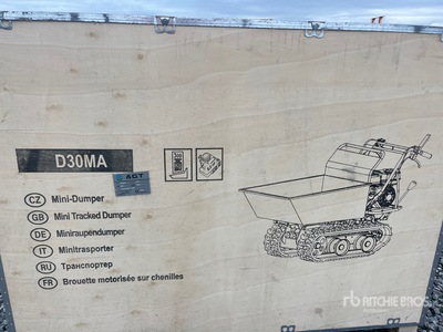 2025 AGT D30MA Walk-Behind Mini Dumper (Unused)
