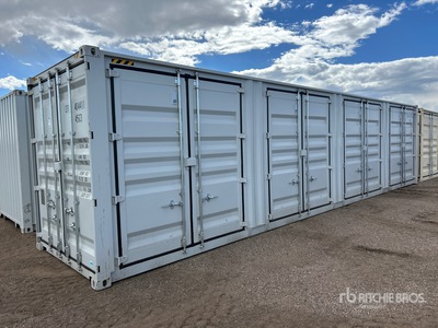2025 40 ft High Cube Multi-Door Storage Container