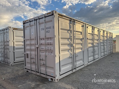 2025 40 ft High Cube Multi-Door Storage Container