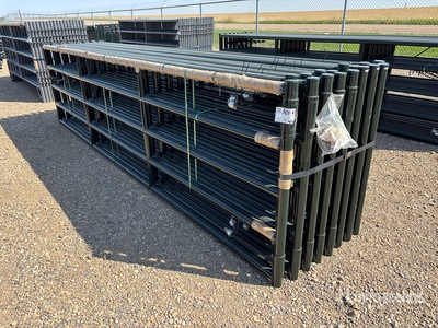 Quantity of (16) 2025 BYT MRG160 15 ft 6 in x 4 ft Steel Magnum Ranch Livestock Gate (Unused)