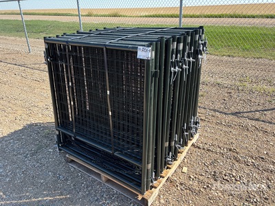 Quantity of (24) 2025 BYT MSRG04 3 ft 9 in x 4 ft Steel Mesh Ranch Livestock Gate (Unused)